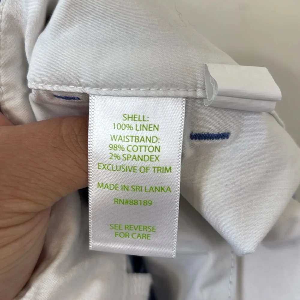 Lilly Pulitzer The Jayne Stretch Short 7” Inseam Deep Indigo Joy Ride Size 4 - Picture 9 of 9